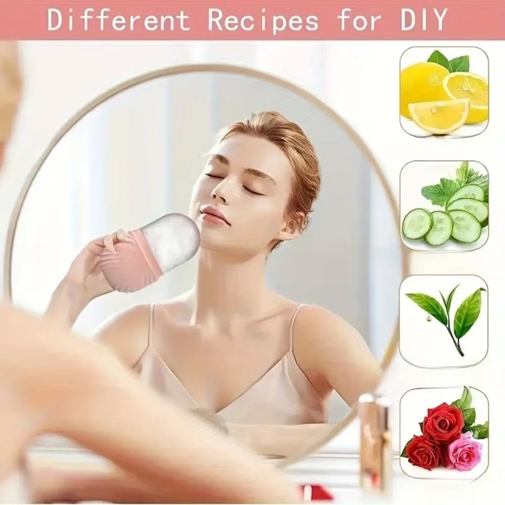 3 قطعة قابلة لإعادة الاستخدام الجليد بكرة الوجه الفولاذ المقاوم للصدأ غوا شا أداة مجموعة أدوات تدليك الوجه الجسم رفع الكنتوري دائم الوجه الأسطوانة