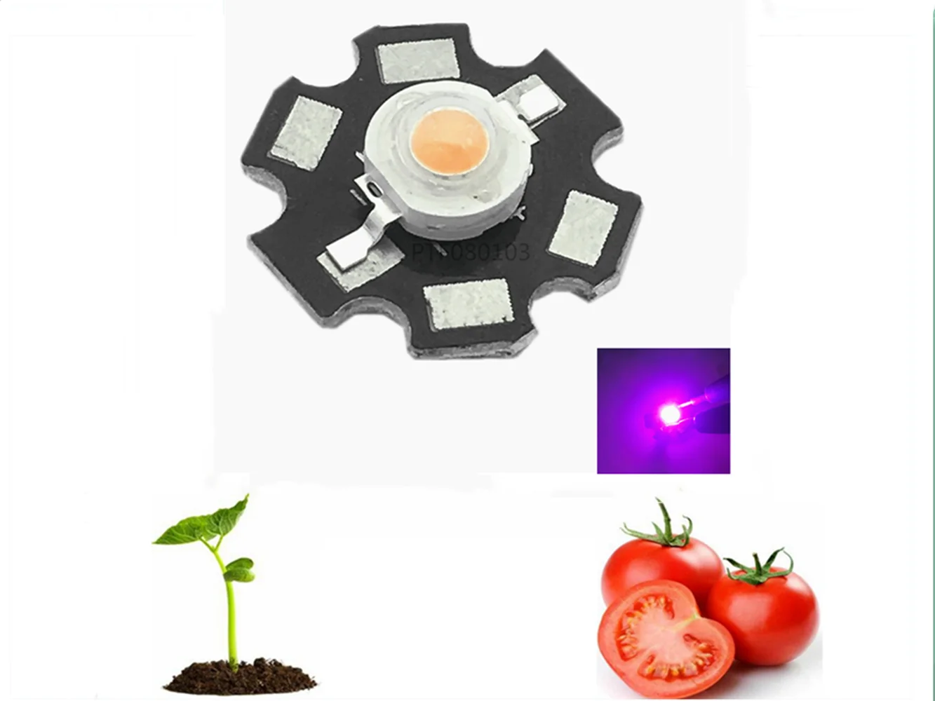 

100pcs LED 3W bridgelux 400nm-840nm Full Spectrum Grow Light LED Chip 45mil 700mA Plant Lights Broad Spectrum with 20mm/16mm PCB