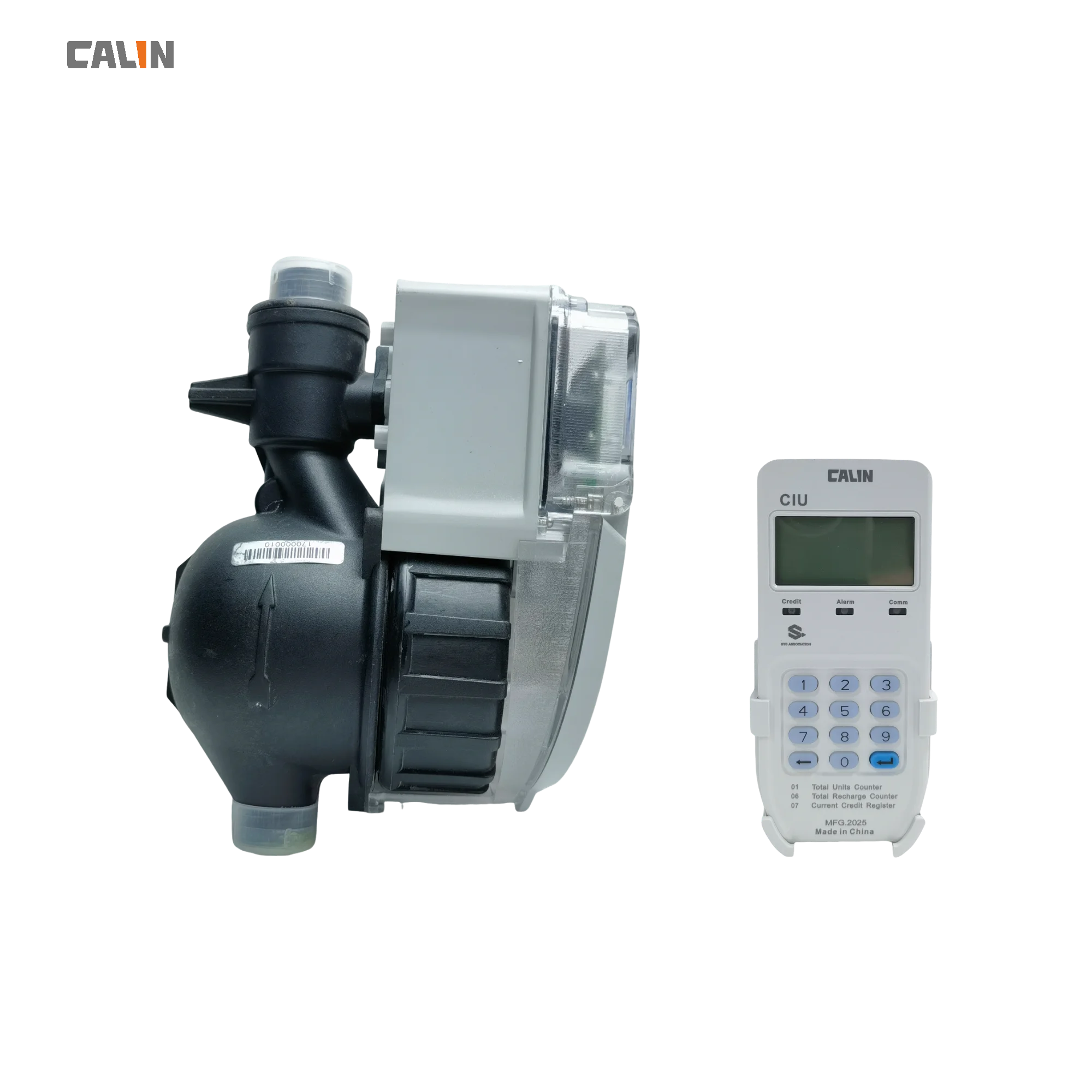 Class C R160 Accuracy Digital IP68 Multi Jet Dry Type Prepayment Token Water Flow Meter