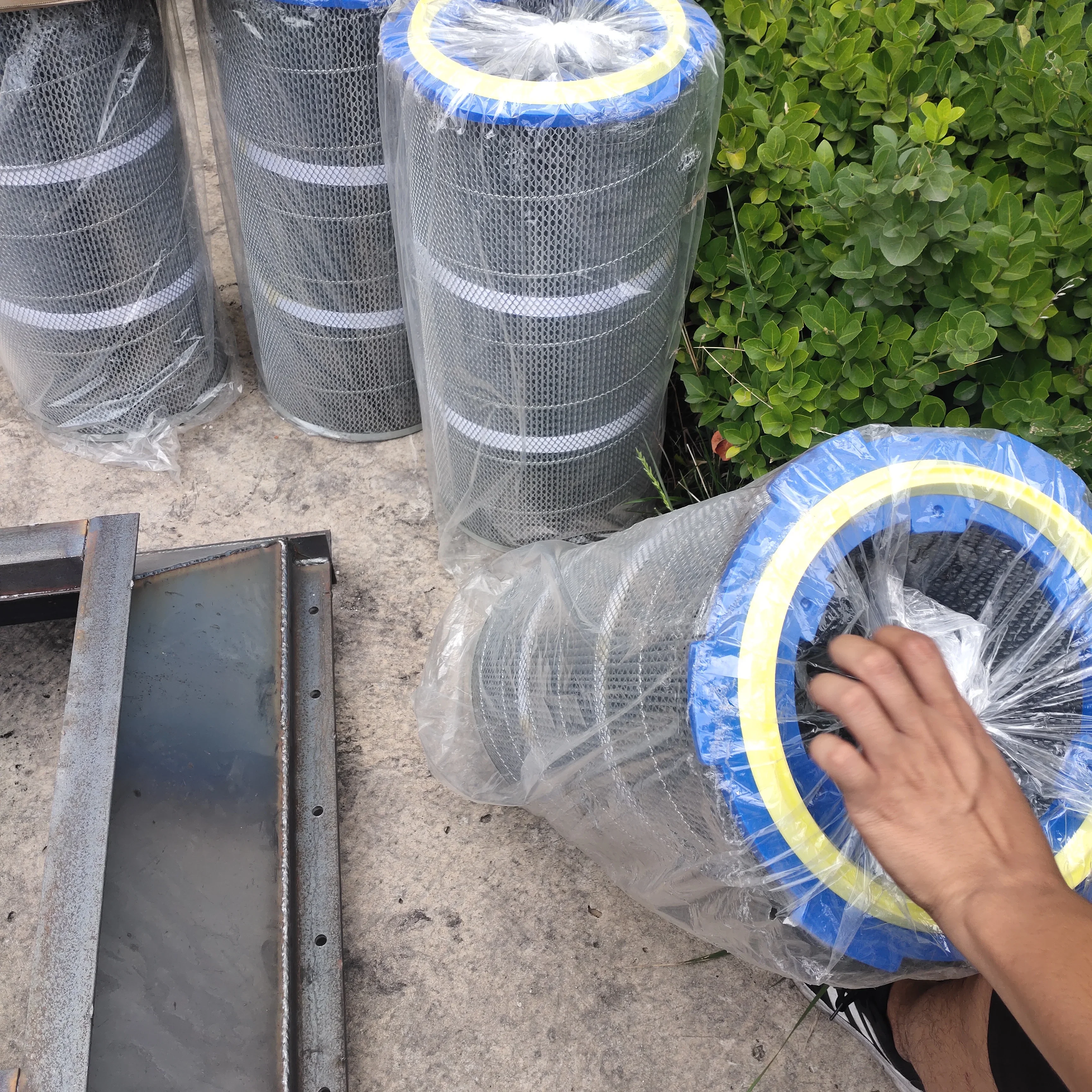 Industrielle Filtrationsausrüstung Pulse Jet Bag Staubsammler mit Extraktor und Filter