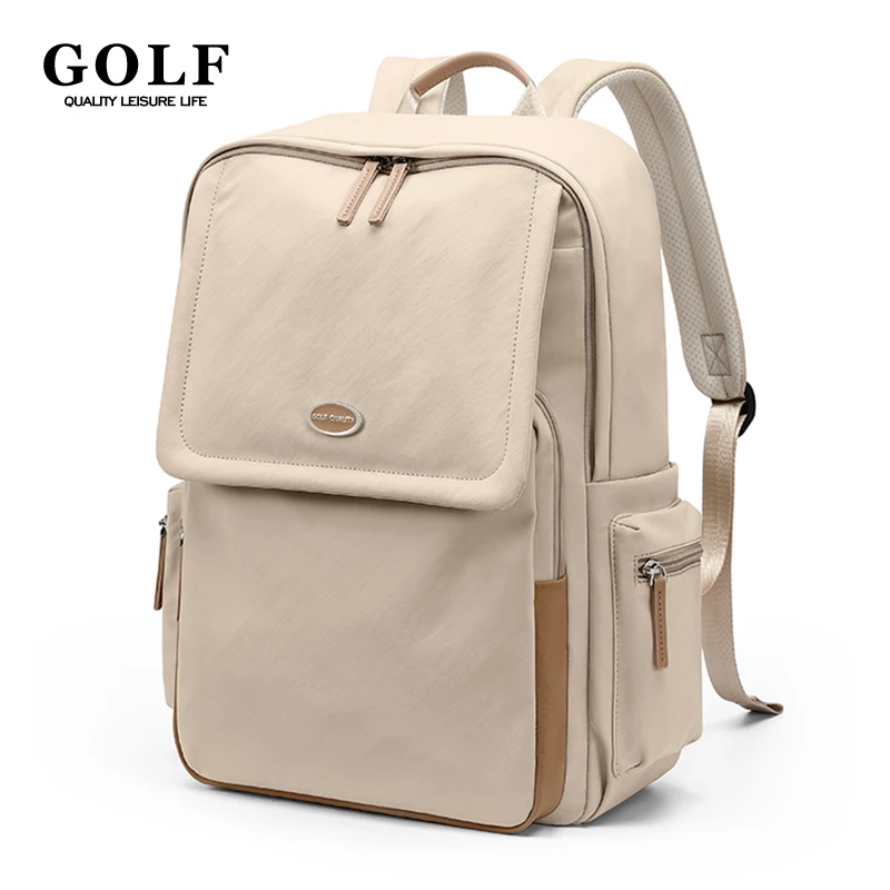 GOLF Backpacks Female Bag Nylon Laptop 16 Inch Women Backpack Elegant Fashion Commuter Mountaineering Travel Backbag Waterproof