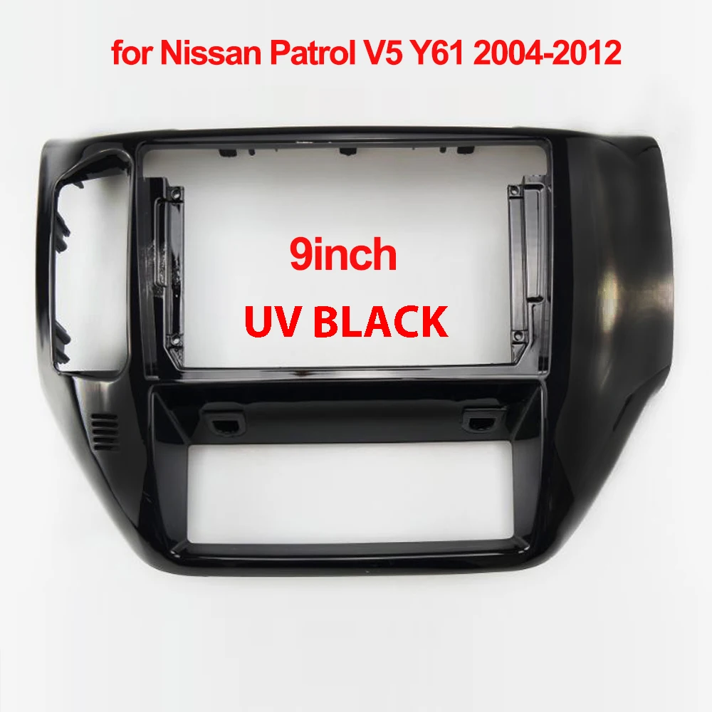 

9inch Car Radio Fascia for Nissan Patrol Y61 2004-2012 DVD Stereo Frame Plate Mounting Dash Installation Bezel Trim Kit