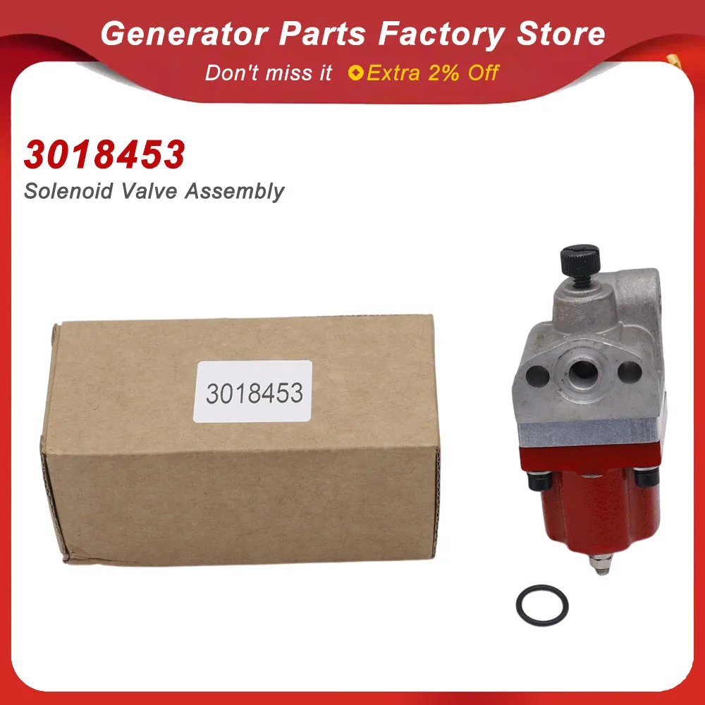 3018453 12V 24V Solenoid Valve Assembly Flameout Fuel Switching Valve for ISM X15 K19 K38 K50 QSM11 NTA855