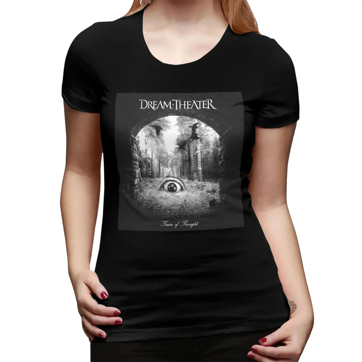 

Dream Theater T-Shirt for Women Crew Neck Streetwear T Shirts Women's Tees Short Summer Clothes Tops