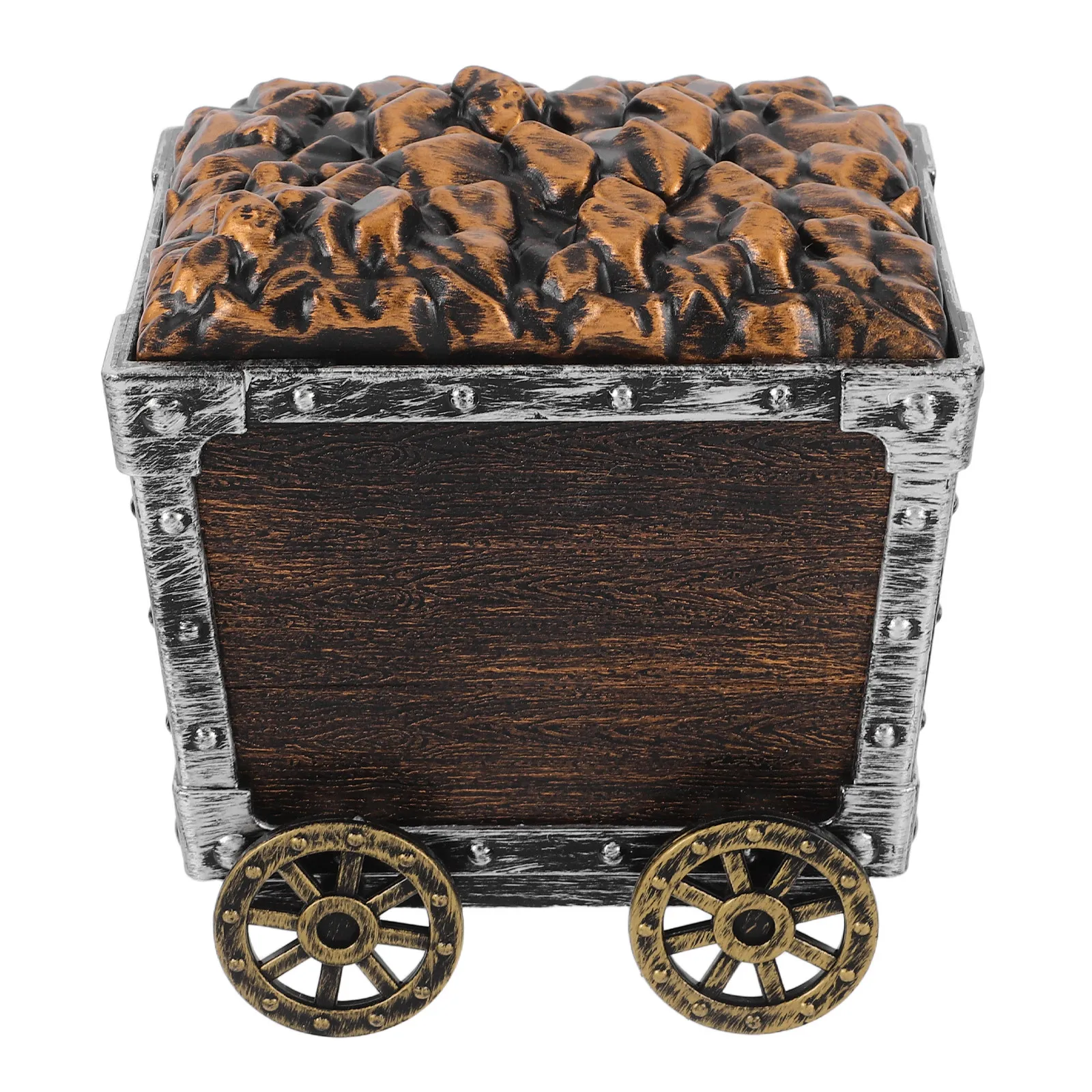 

Корзина-тележка для детей: Пиратский сундук с сокровищами, креативный органайзер для драгоценных камней, мелких сокровищ, закусок, игрушечных машинок