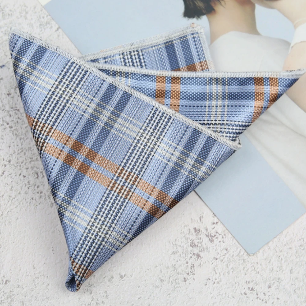 새로운 클래식 손수건 노란색 수제 23cm 남성용 손수건 웨딩 비즈니스 파티 정장 포켓 스퀘어 액세서리