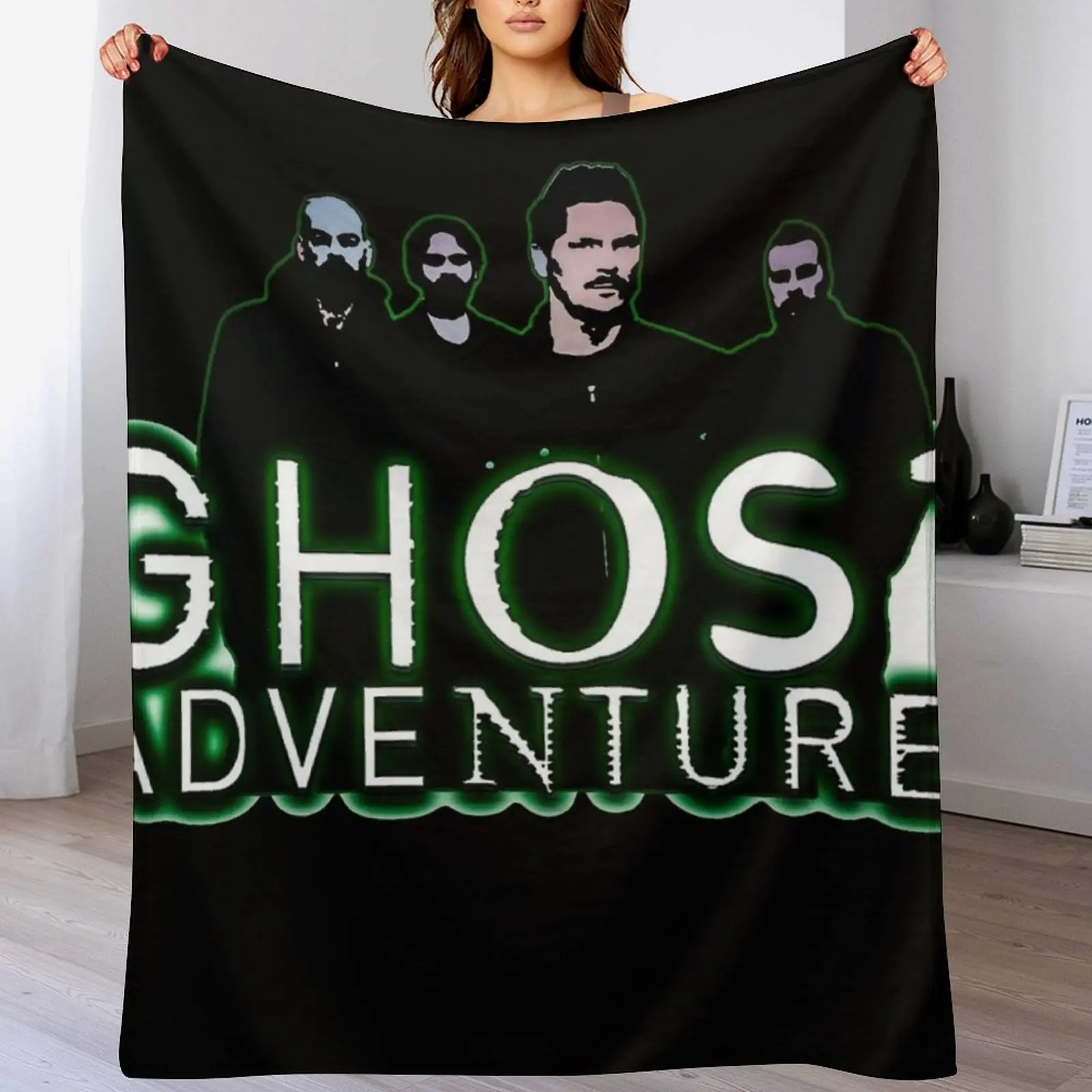 

Ghost Adventures Crew Throw Blanket Bed covers Luxury Brand Multi-Purpose bed plaid Blankets