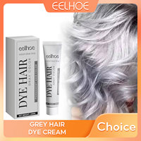 EELHOE Gray Hair Dye Long Lasting Color Professional Hair Coloring Permanent Punk Style Natural Plant Dye Hair Dying Cream 80ml