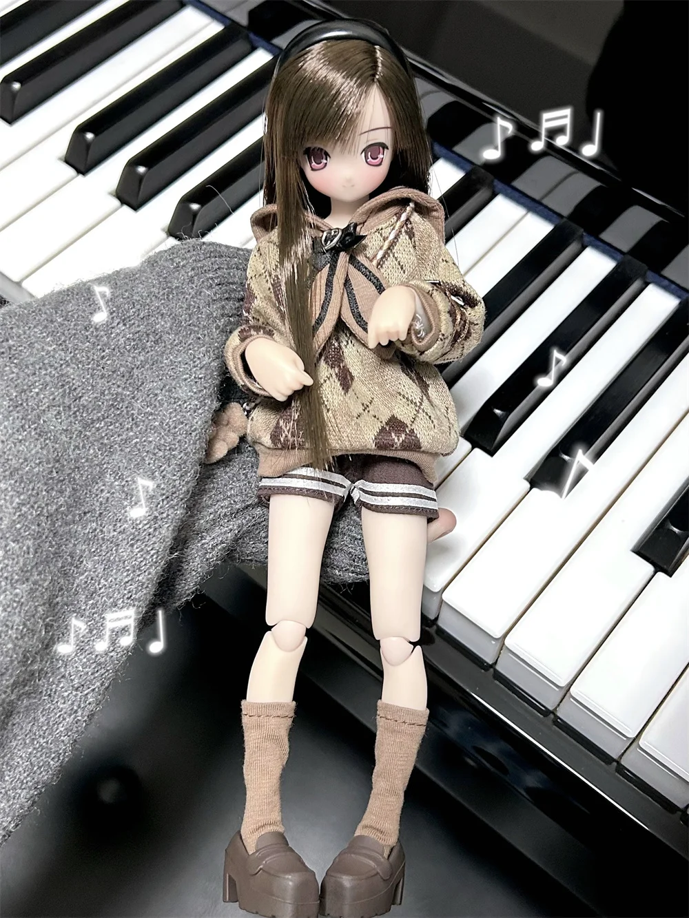 BJD doll clothes suitable for ob22 ob24 p20 azone size suit bear uniform clothes set doll accessories (4 points)