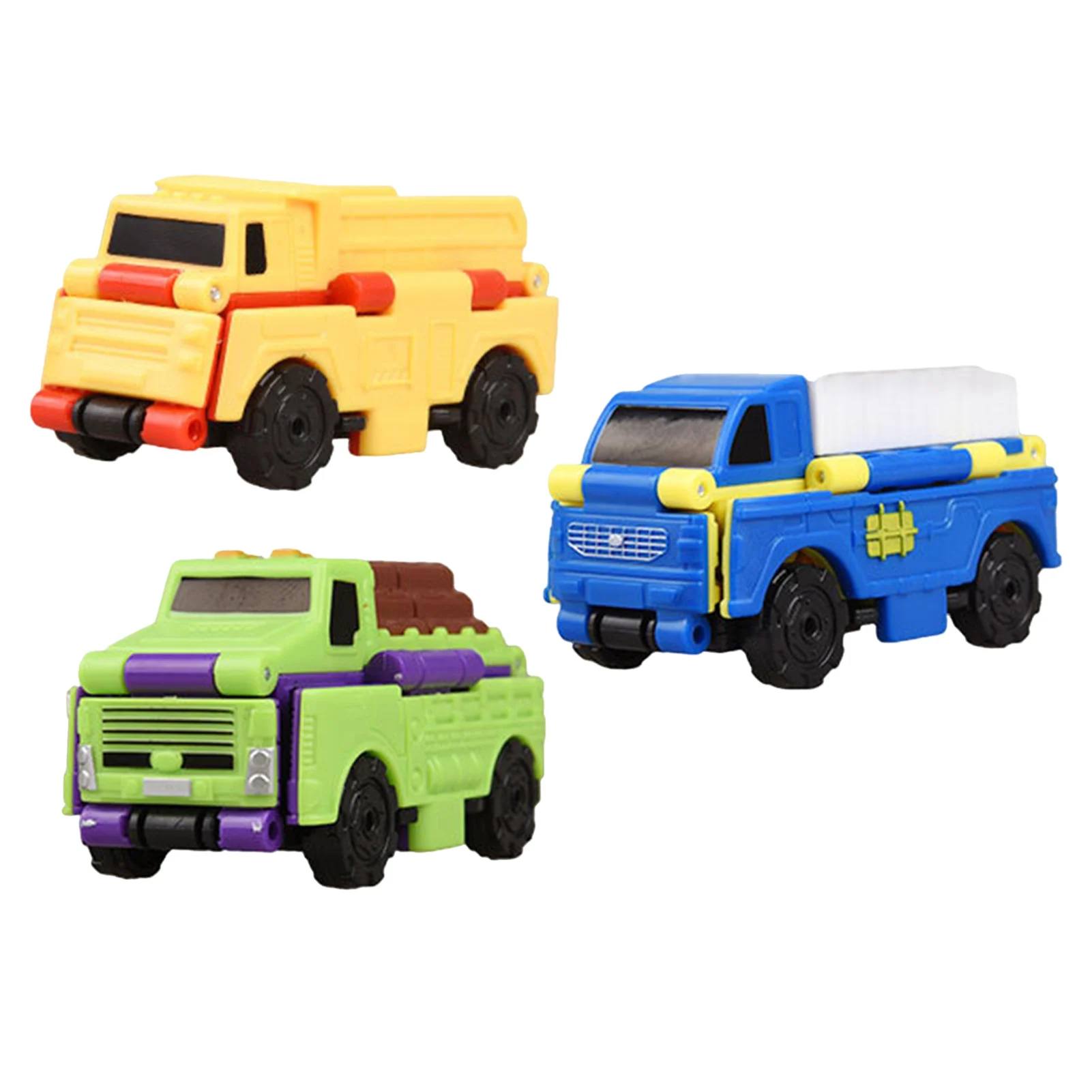 Inertia Impact Deformation Toy Cars Portable Friction Powered Collision Deformation Cars for Kids Early Education Vehicle