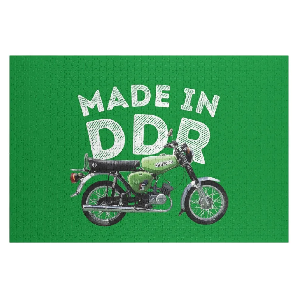 

Simson S51 Elektronik V2 Пазл с персонализированным именем на заказ Деревянный подарок Деревянный пазл с животными