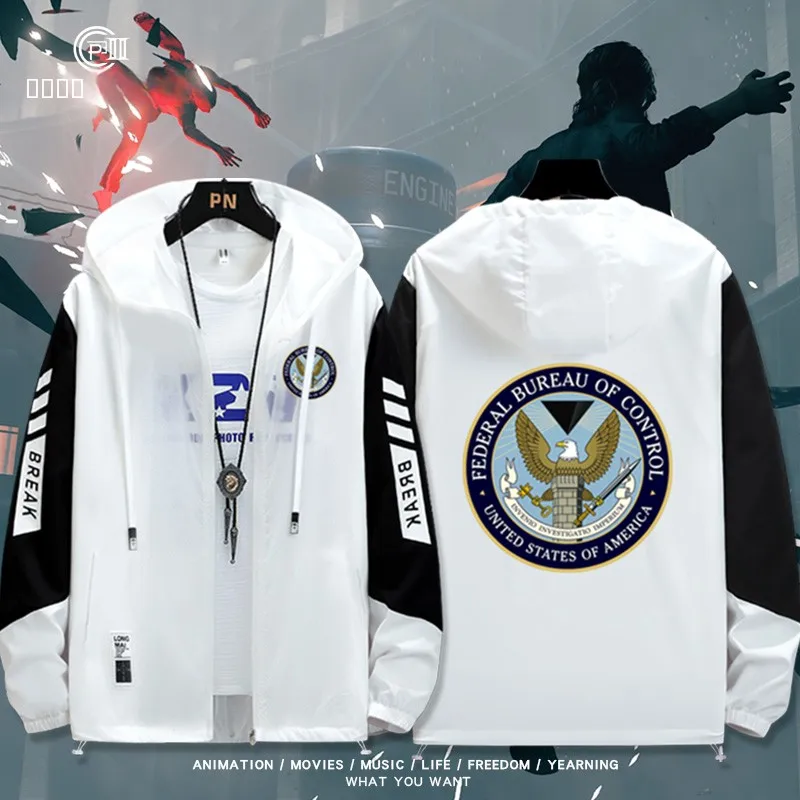 

Lightweight Breathable Hooded Sun Protection Clothing Loose Control FBC Federal Control Bureau Summer Faionable Outerwear