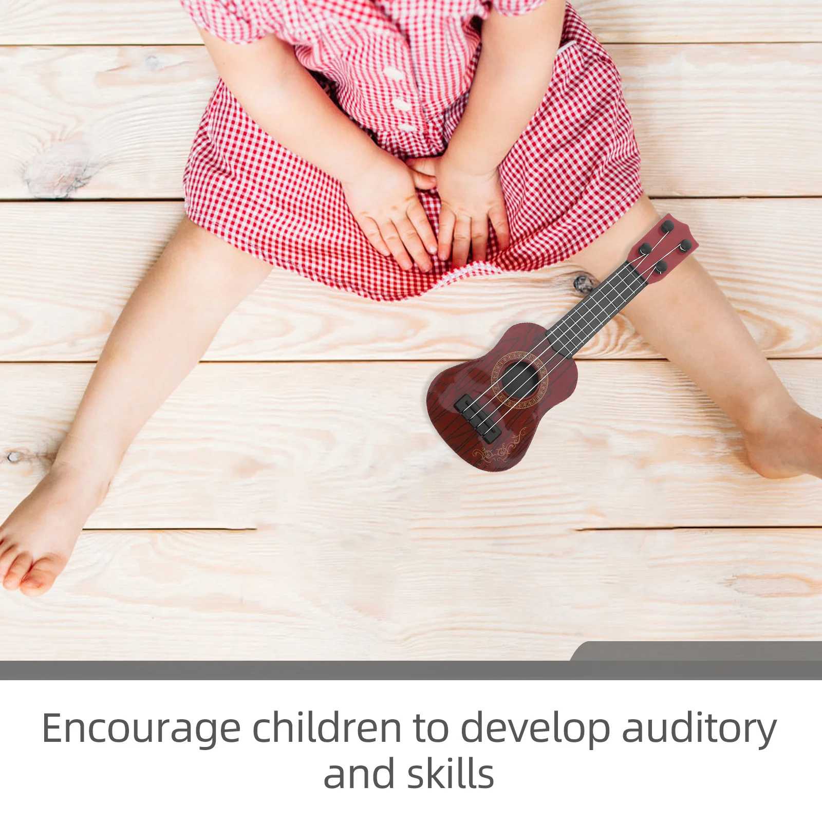 Simulation Guitar Musical Instrument Funny Plaything Creative Colorful Kids Guitar Learning Portable Musical Instrument