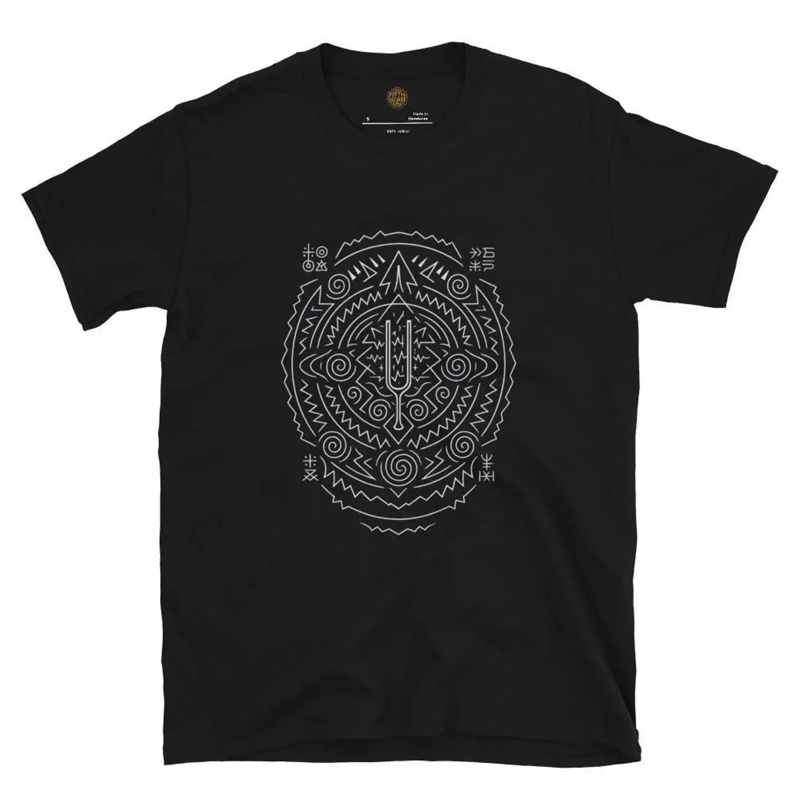 Fifth Degree False Frequencies Gnostic Protection Shield T Shirt Tartarian Frequency Kill Switch Sigil  vintage Washed
