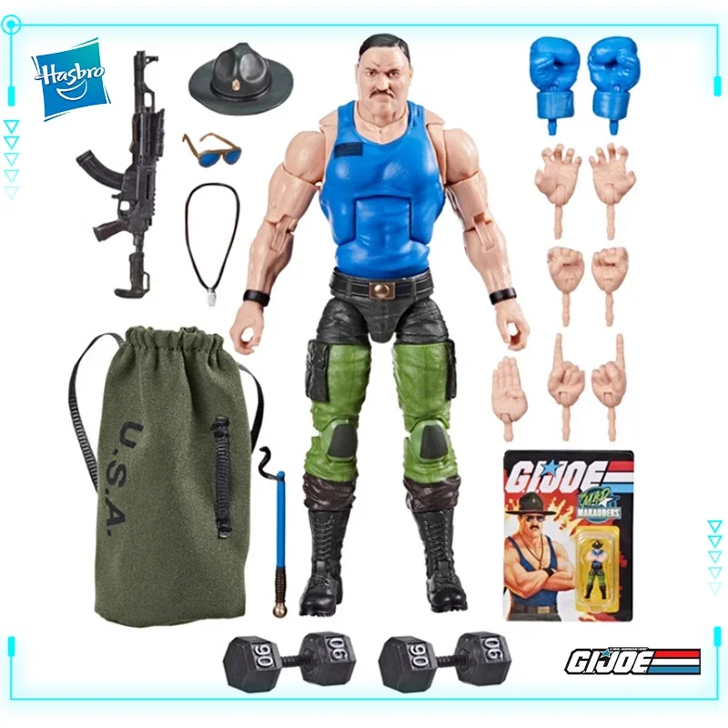 Hasbro Original Genuine G.I. Joe Classified Series 129 SGT Slaughter 15cm Assembly Model Toys Action Figures Birthday Xmas Gift