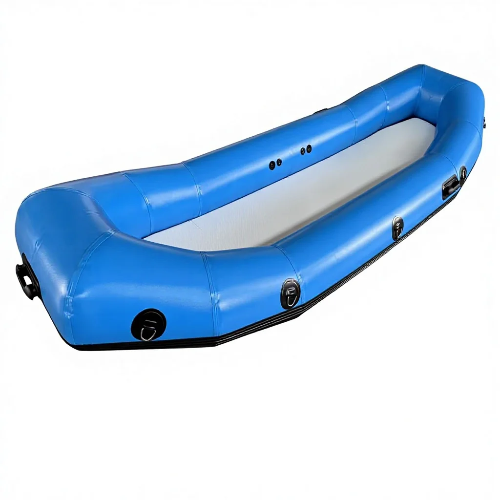 OEM ODM Factory Inflatable Whitewater River Rafting Boat Drop Stitch Floor PVC TPU Raft Boat For Outdoor Rafting