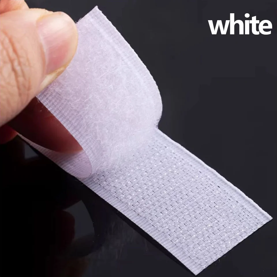 1-25Meter Sewing Hook Loop Fastener Tape Non-adhesive Hook and Loop Magic Nylon Fabric Strips for Sew on DIY Accessories 20-50mm
