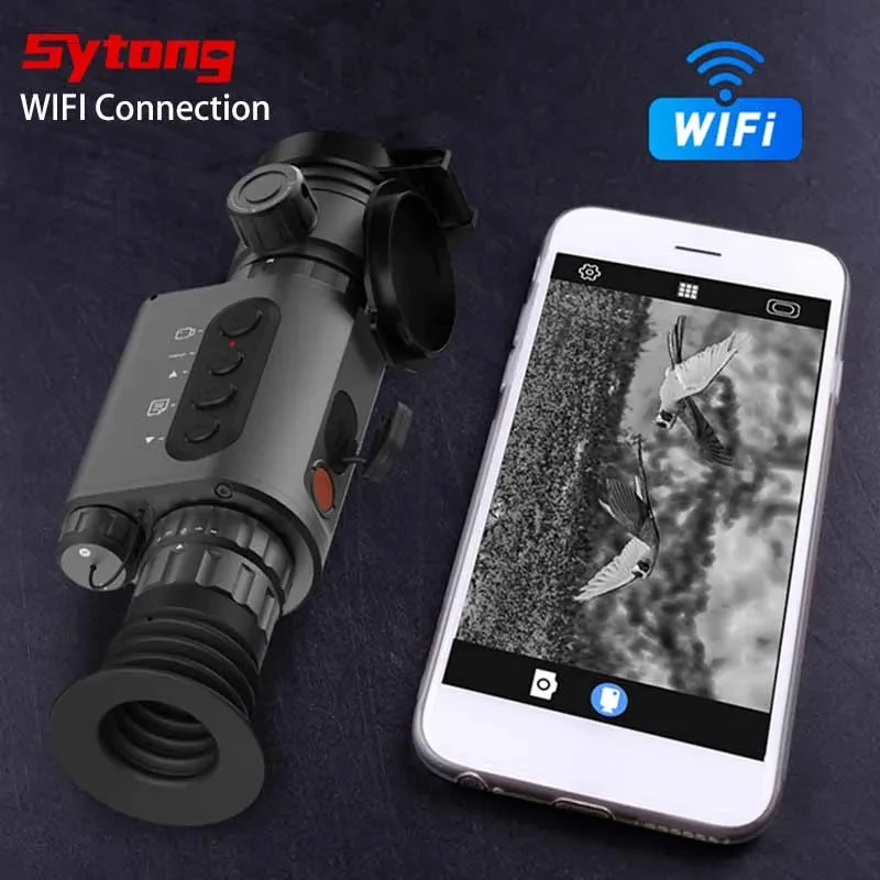 Sytong PM03-35/50 Strong Anti-Impact Cross Reticle Thermal Imaging Scope Hotspot Tracking Hunting Searching Heat Monocular