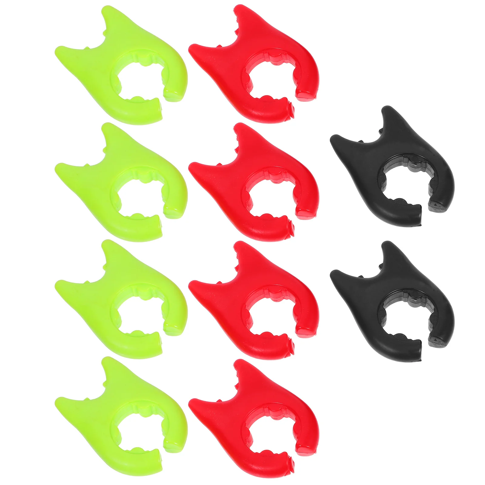 10Pcs Pot Spatula Holder Kitchen Utensil Organizer Clip Edge Mount Non-Slip Heat Resistant Cooking Tool Rack for Pans