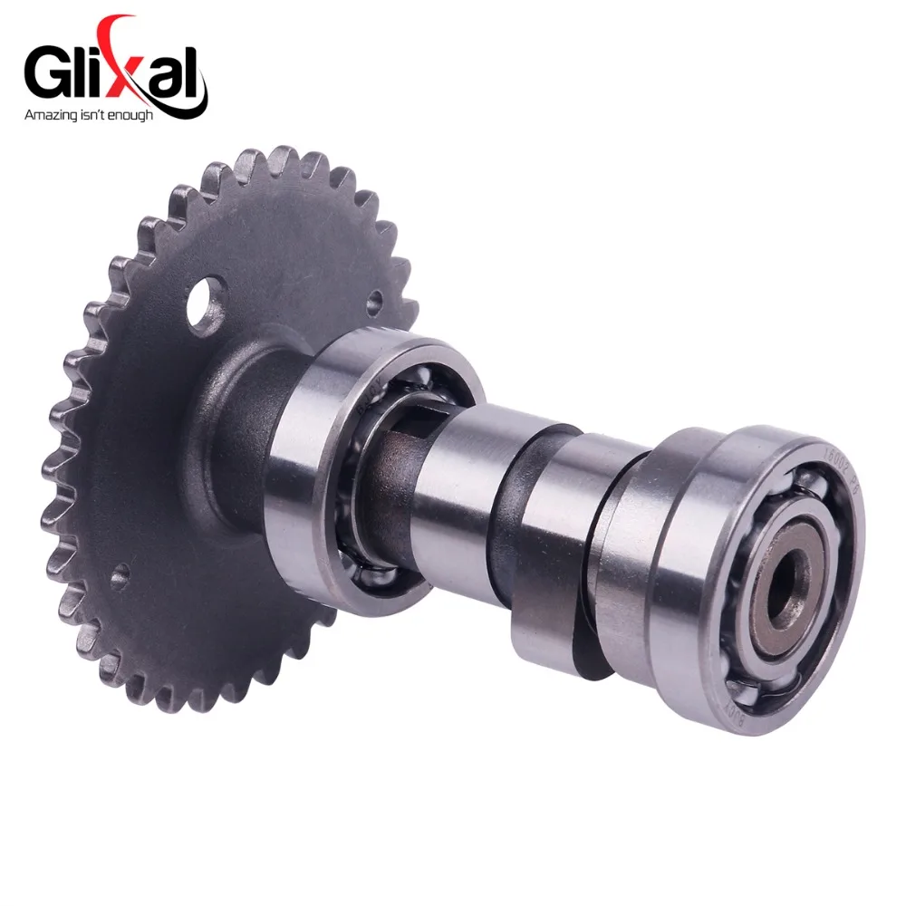 Glixal Cam Shaft 125cc 150cc GY6 Scooter Moped ATV 152QMI 157QMJ Camshaft for Jonway ZNEN TAOTAO ROKETA SUNL JCL