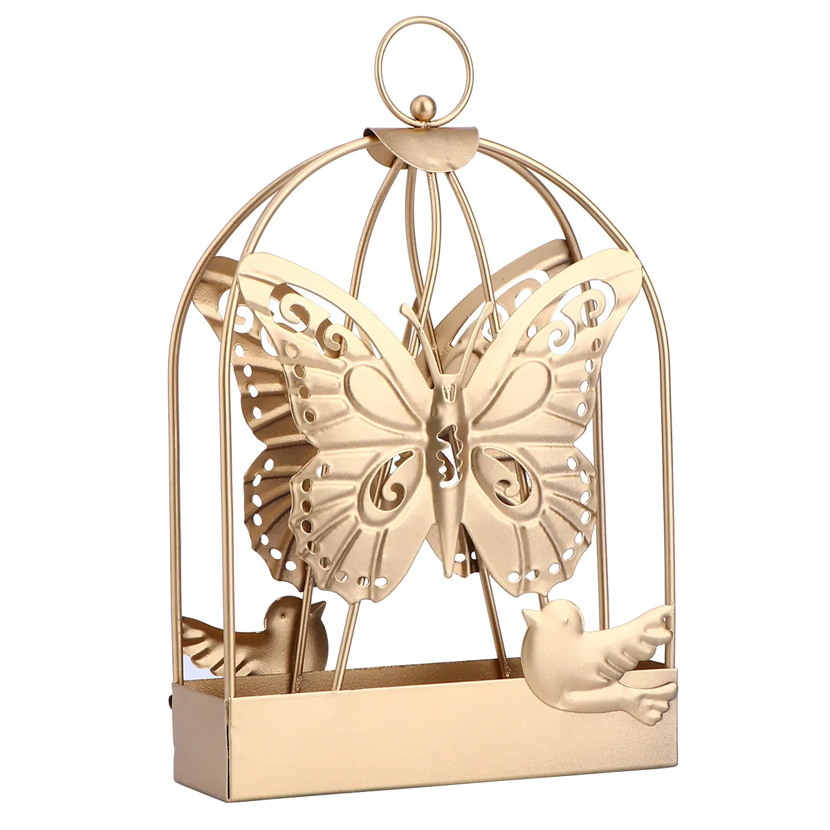 Holder Iron Hanging Design Bird Cage Box Ash Tray Sandalwood Stove Home Livingroom Bedroom Office Decor