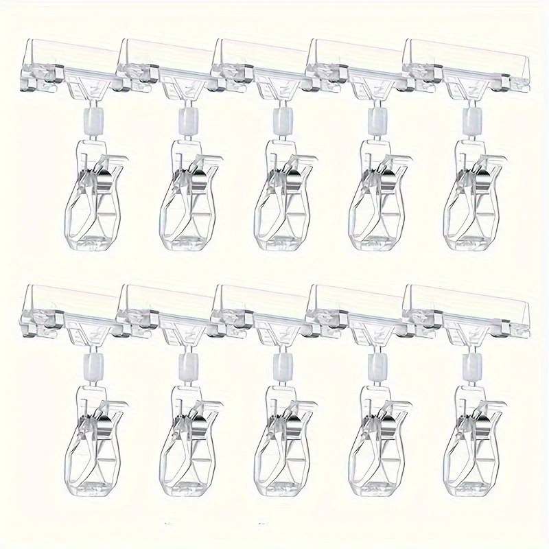 Product Label Clip, Clear Sign Clip, Product Label Clip, Rotatable, Price Display Stand, Acrylic Sign Clip