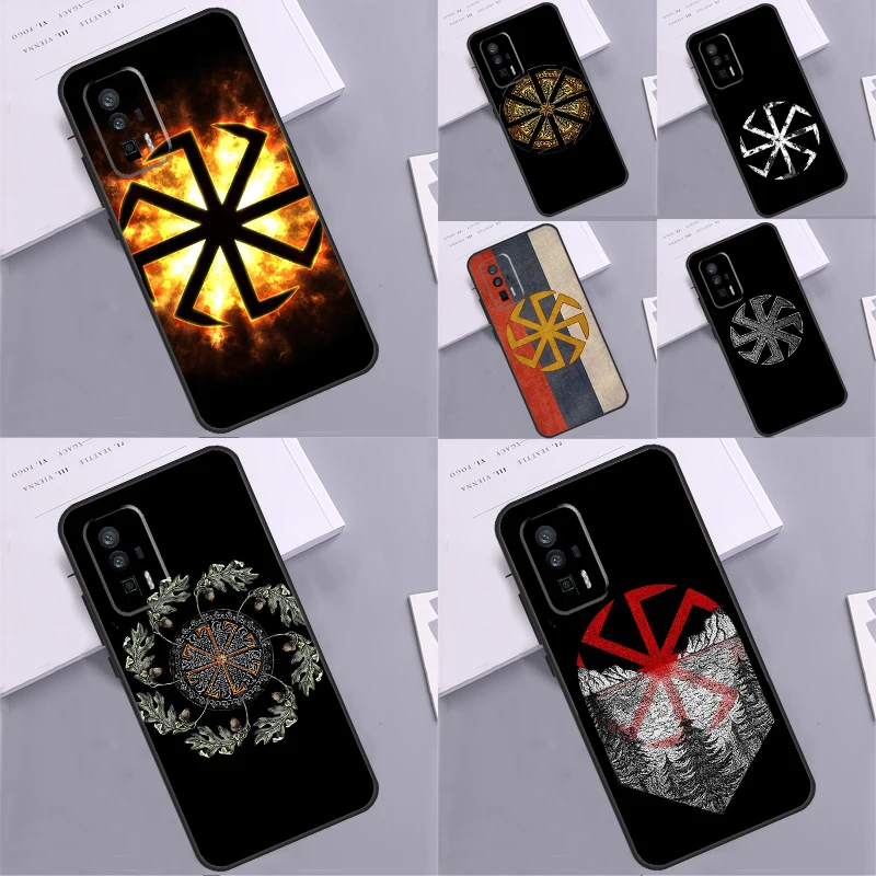 Slavic Symbol Kolovrat Case For Xiaomi POCO X5 Pro X3 F5 M6 M5s X4 GT F3 F4 12X 13 Ultra 11T 12T Pro 12 Lite Cover