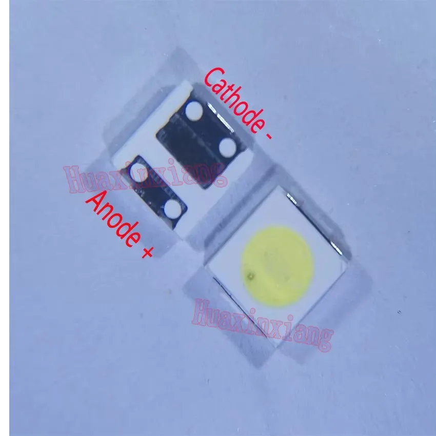 100 pz/lotto SMD LED 1W 3535 3v bianco freddo 90Lm ad alta potenza per applicazioni di retroilluminazione LCD/TV Unity-Opto
