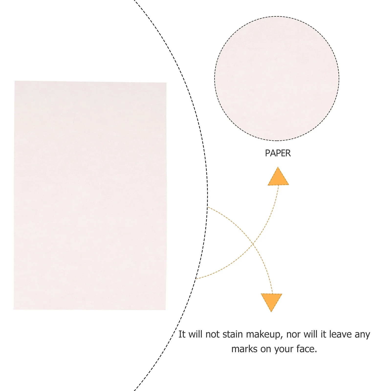 2 مجموعة 2 مجموعات مناديل النفط الورقية الطبيعية للنفخ للوجه الدهني ورقة الجلد نظيفة المحمولة استخدام العناية بالوجه #2