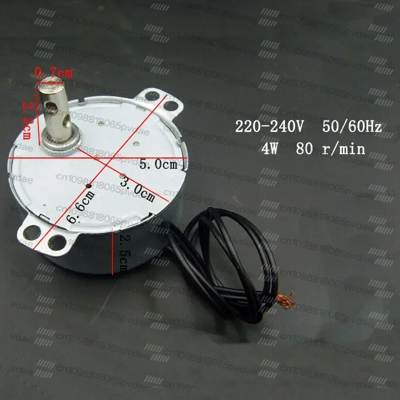1PCS TY-50A hair salon Barber shop turn light small motor 4W hairdressing special synchronous motor silent  220V MOTOR