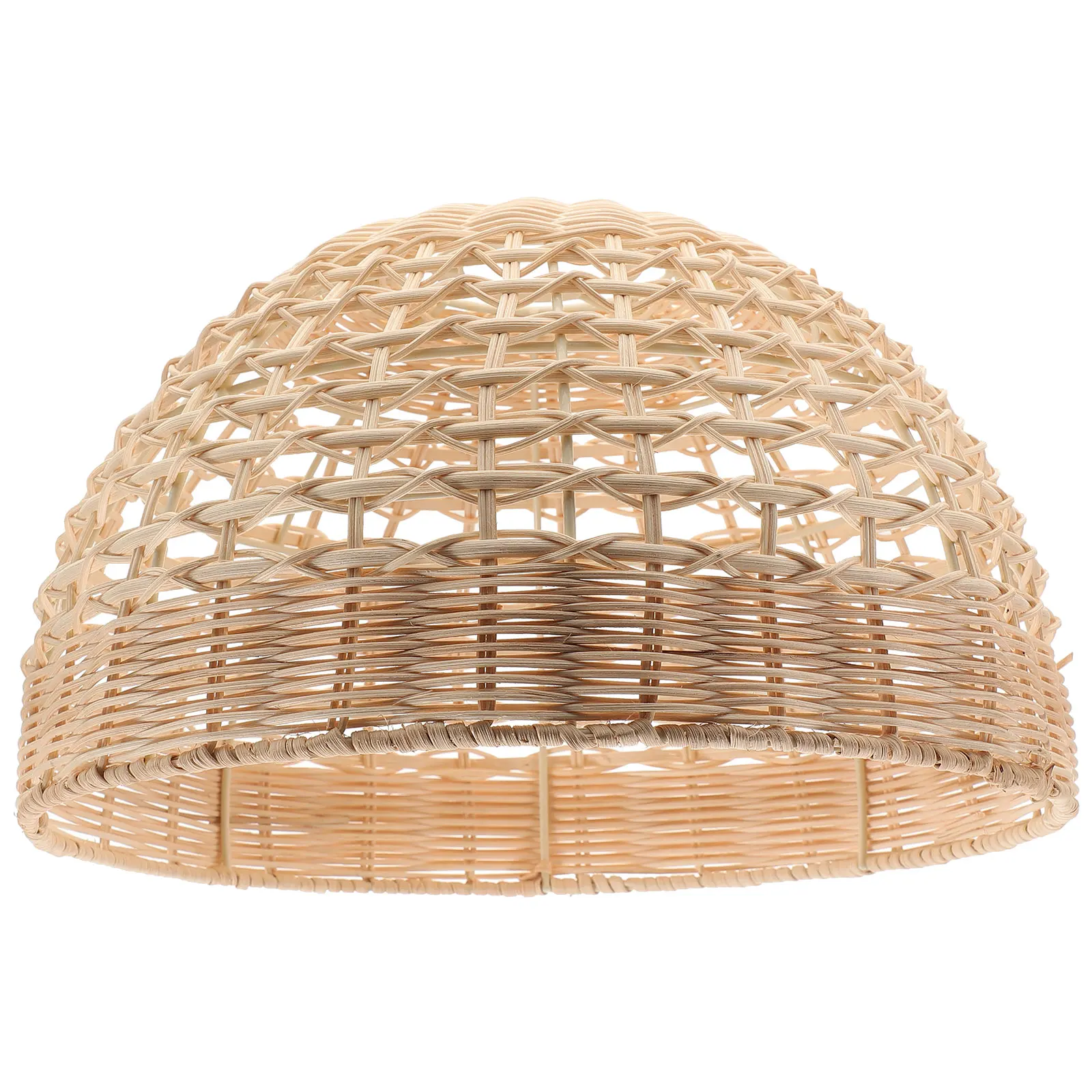 

Rattan Lampshade 28x16cm Light Covers for Bedroom Living Room Study Dining Kitchen Pendant Wicker Chandelier Shades Lamp Rattan