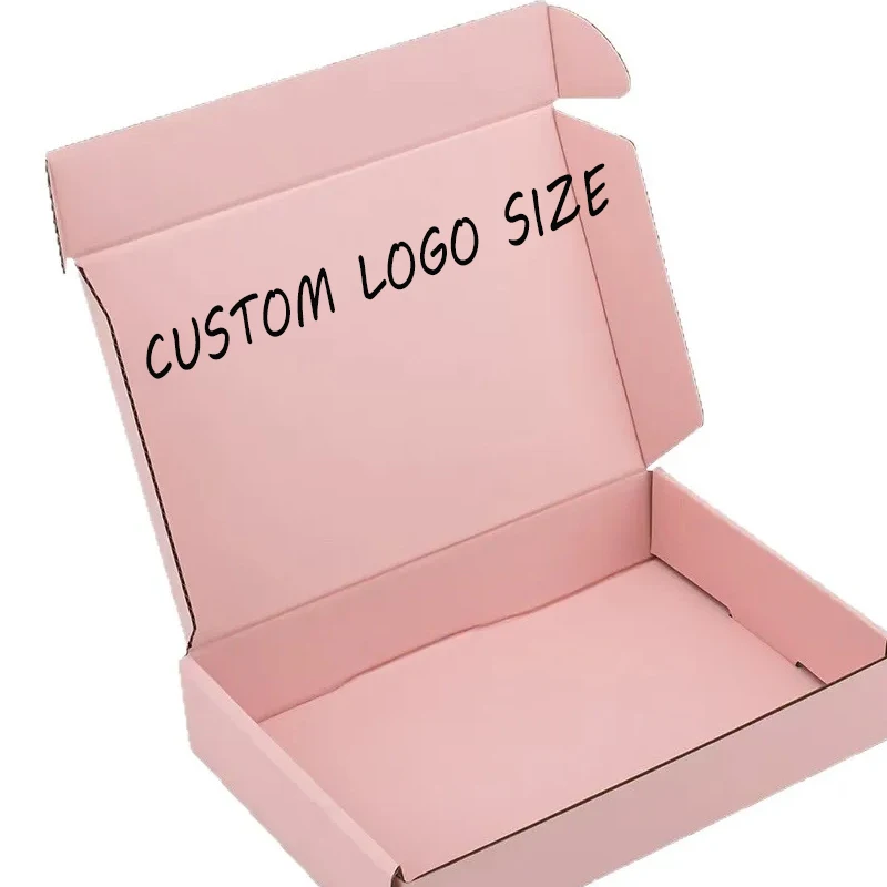 

Embossed Custom Logo Airplane Box Recyclable Corrugated Shipping Box Durable Printed Carton Wig Wedding Gift Packaging