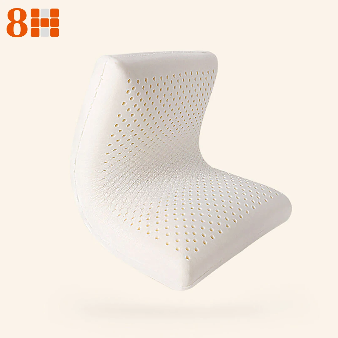 

8H Thai natural latex pillow adult cervical spine pillow memory pillow breathable pillow core rubber pillow with pillowcase