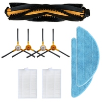 A18Z For ABIR X5 X6 X8 Robot Vacuum Cleaner Main Roller Brush Side Brush Filter Mop Cloth Hepa Filter Spare Parts Replacement