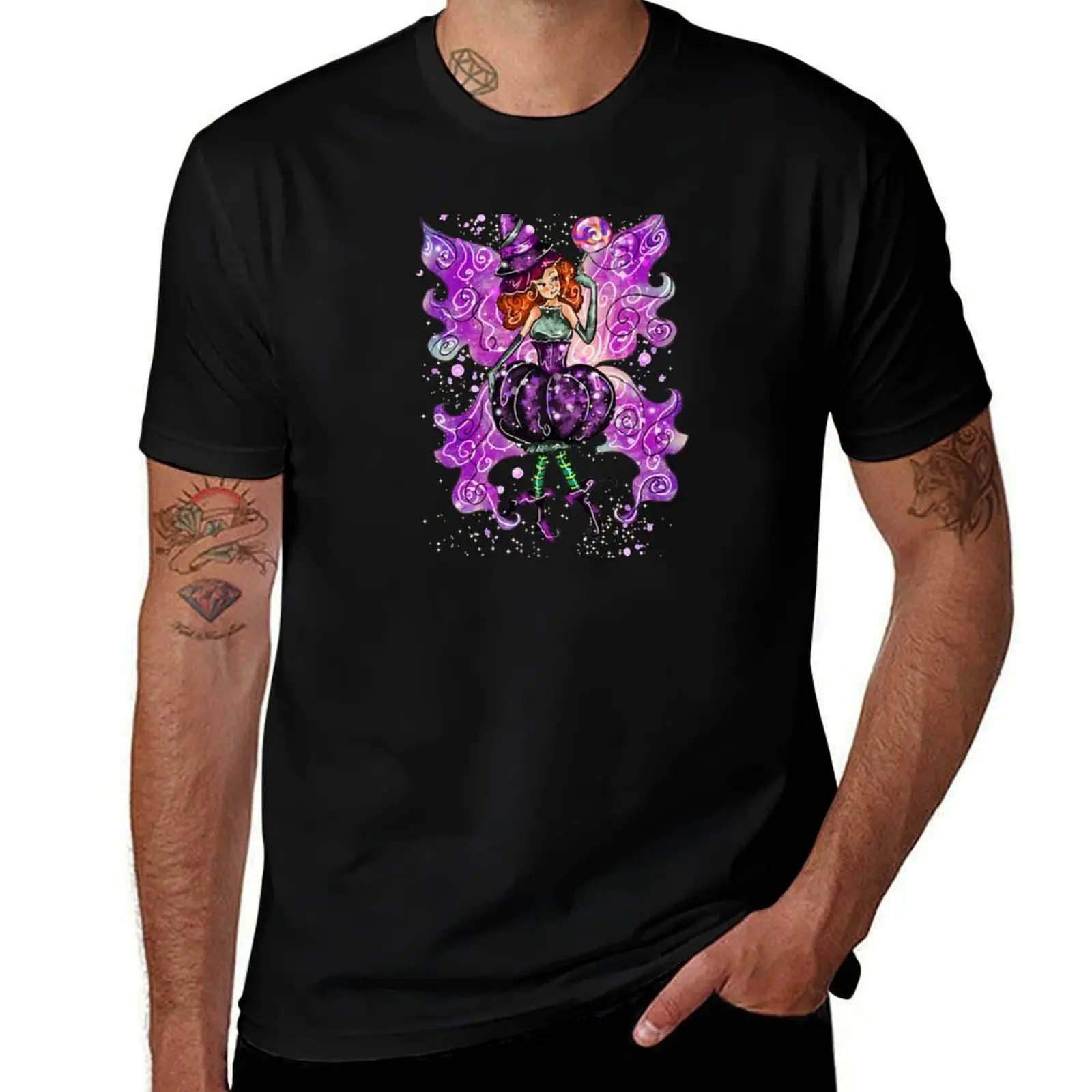 Fuppa The Fancy Halloween Candy Fairy? T-Shirt Comfortable Daily Wear Tee T-Shirt