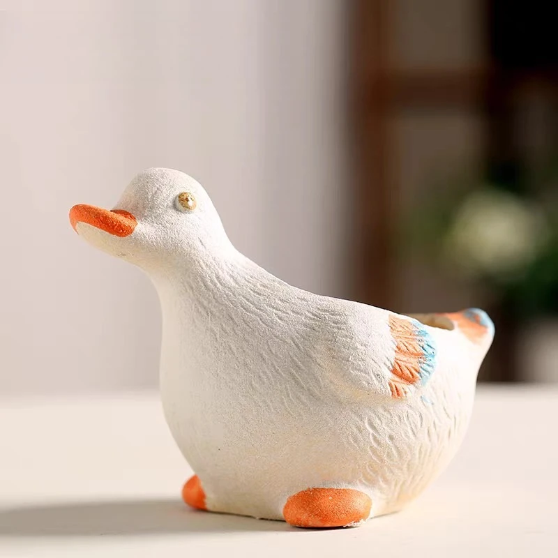 New Cute Cartoon Flower Pot Animal Vase Rabbit Duck Garden Courtyard Succulent Planting Plant Pot