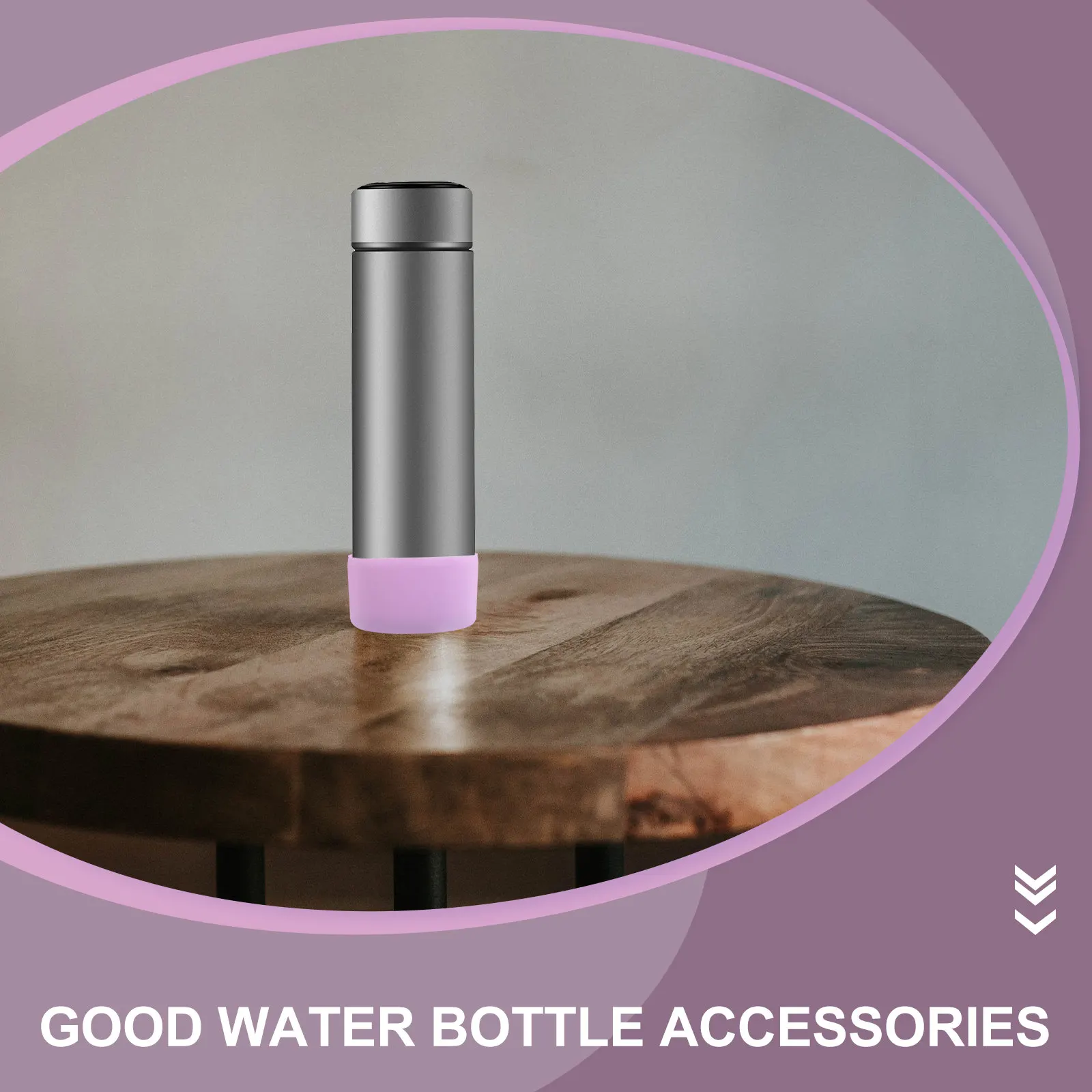 Water Bottle Silicone Boot Bottom Sleeve Easy Install Protective Cover Water Bottle Accessories Soft Flexible Silicone Bottom