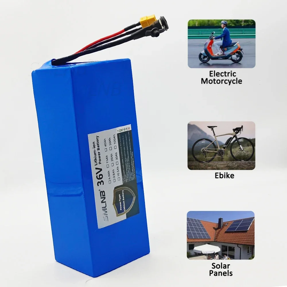 Akumulator 36V 15Ah 21700 10S3P 15000mAh z wbudowanym BMS 15A, do hulajnogi 250W-500W, akumulator rowerowy