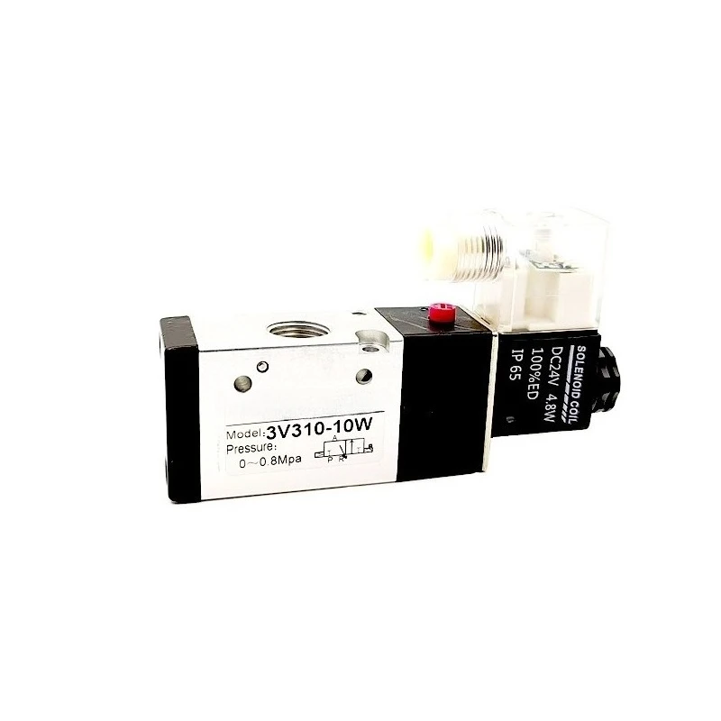 For 3V210-08W External Pilot Operated Vacuum Negative Pressure Solenoid Valve 3V110-06/3V310-10/3V410-15