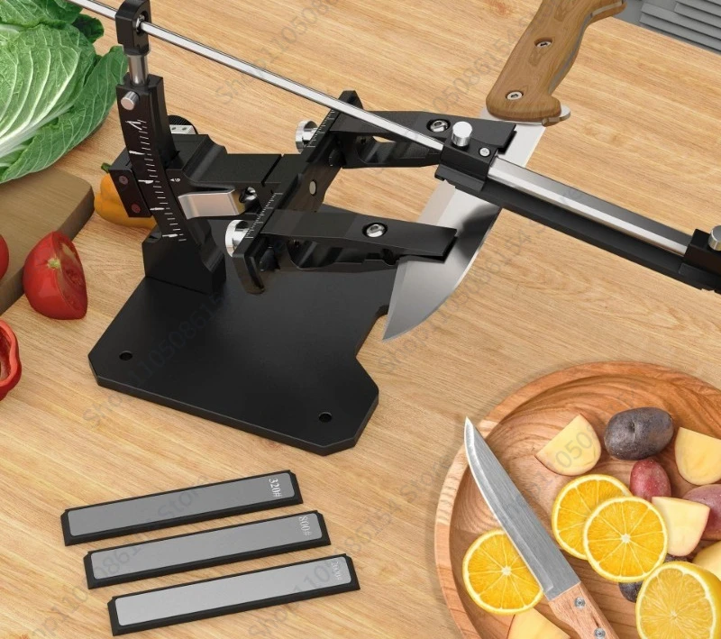 

Guide sharpening system aluminum professional sharpener sharpening set with 3 diamond discs