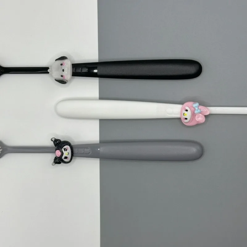 New Sanrio My Melody Kuromi Pochacco soft-bristle toothbrush cute widened brush head student dormitory couple cartoon toothbrush