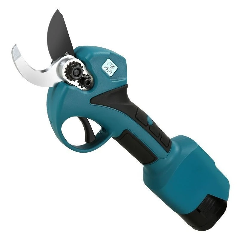 Cordless Electric Pruning Shears Lithium Battery Powered Branch Cutter High Power Tree Trimmer for Fruit Orchard Garden Tool