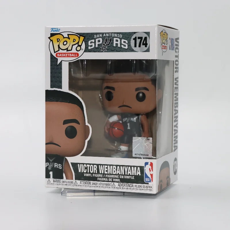 

Оригинальный Funko Pop NBA San Antonio Spurs Victor Wembanyama # 174, экшн-фигурка, виниловая фигурка, модель игрушки, подарочная коллекция, декор стола