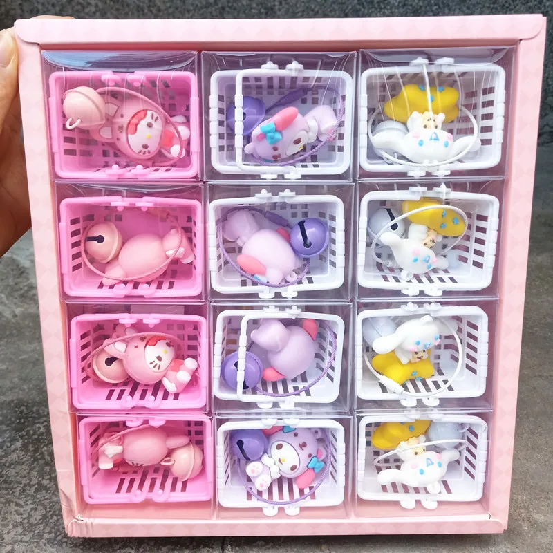

Sanrio Kuromi Melody Cinnamoroll кукла фотоподвеска корзина для покупок силиконовая кукла декоративные украшения оптом