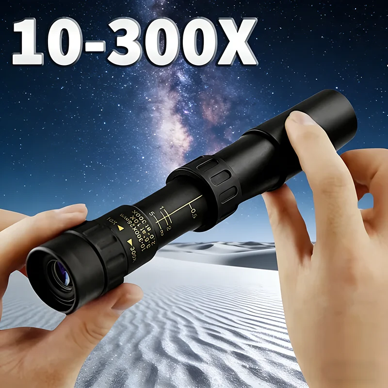 

Монокуляр 10-300X40: Мощный, профессиональный, HD-качество, для наблюдения на больших расстояниях, портативный, для кемпинга, охоты, туризма и активного отдыха