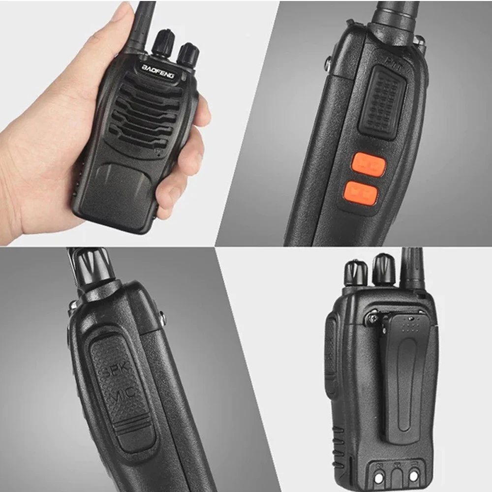 Baofeng Bf888s 4pcs Walkie Talkie Baofeng Radio Comumicador Vhf Walkman Dual Band UHF 400-470 MHz