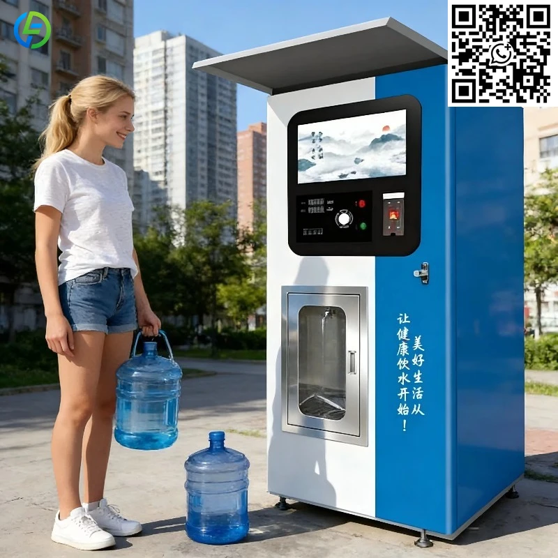 

Customized Factory Price Outdoor Smart Coin Operated Vending Water Machine Purified Drinking Water Refill Station