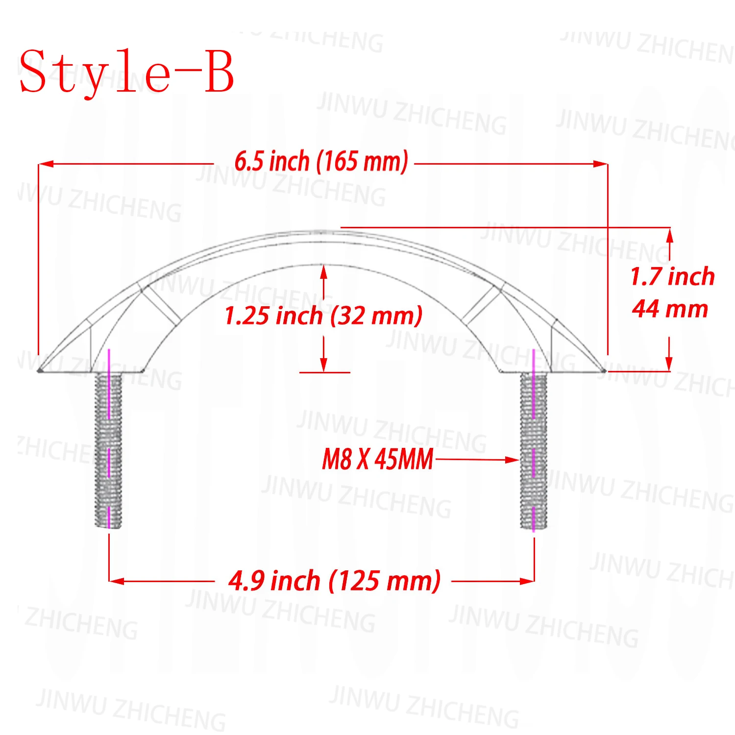 Stainless Steel 316 Boat Grab Handle Bar Solid Marine Drawer Cabinet Door Grab Rail Handrail Kayak Yacht