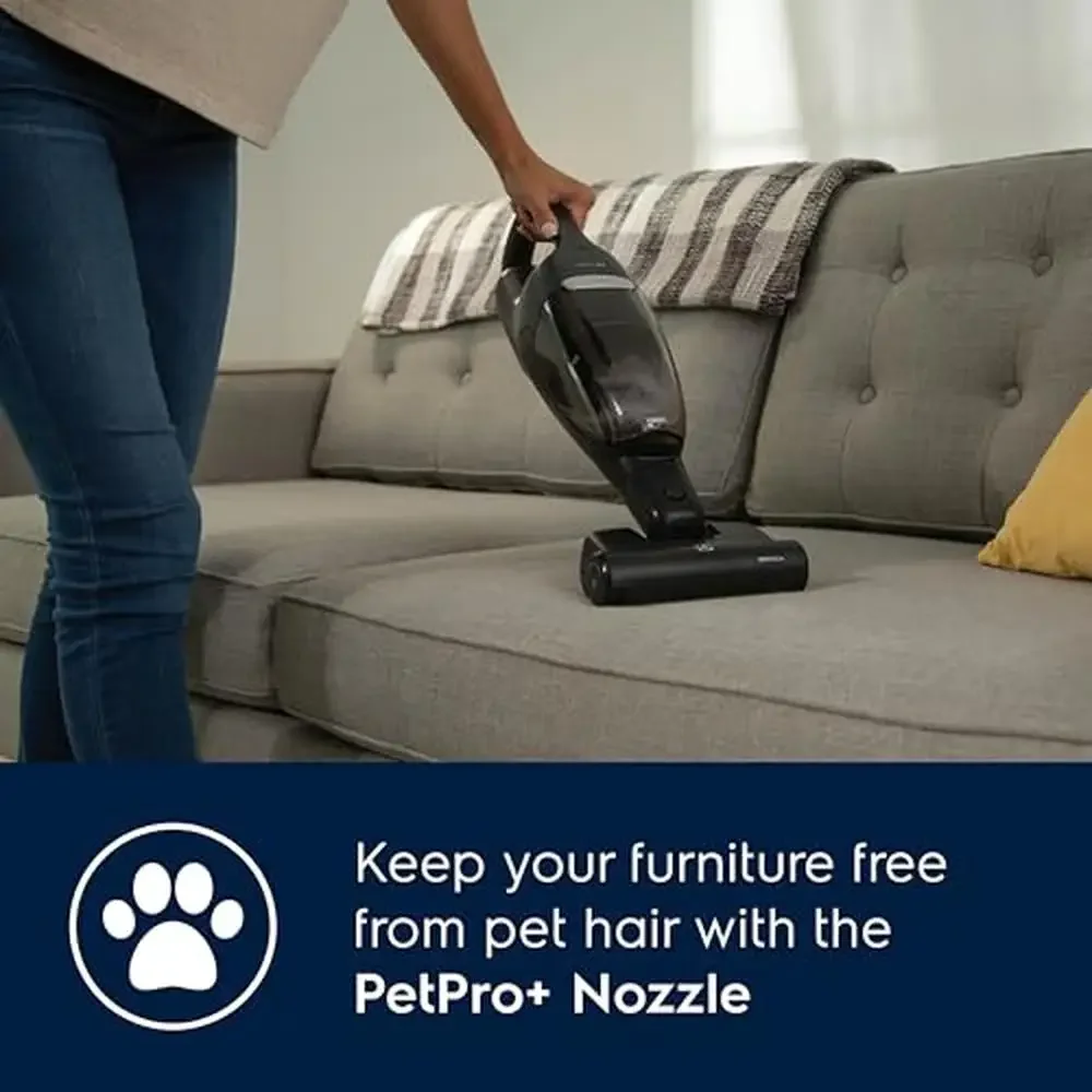 WellQ7 Lightweight Pet Stick Vacuum LED Nozzle Turbo Power PetPro Cordless Cyclone Technology 5-Step Filtration System Motorized