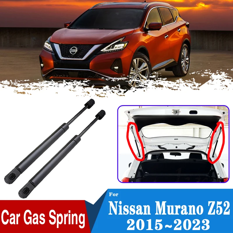 

For Nissan Murano Z52 2015~2023 2018 2020 Car Rear Trunk Tailgate Boot Gas Shocks Struts Damper Lift Supports Car Accessories